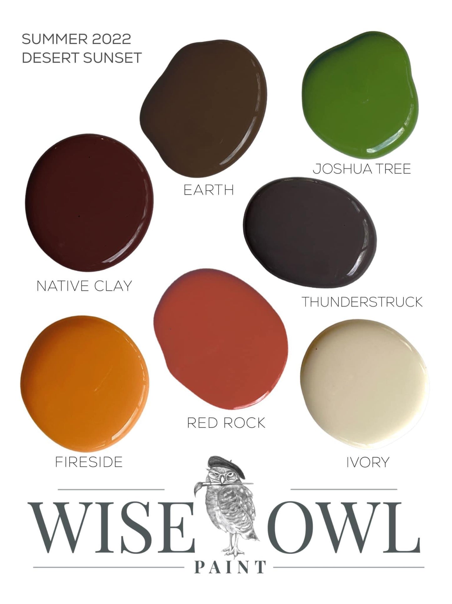 Wise Owl Chalk Synthesis Paint - Red Rock